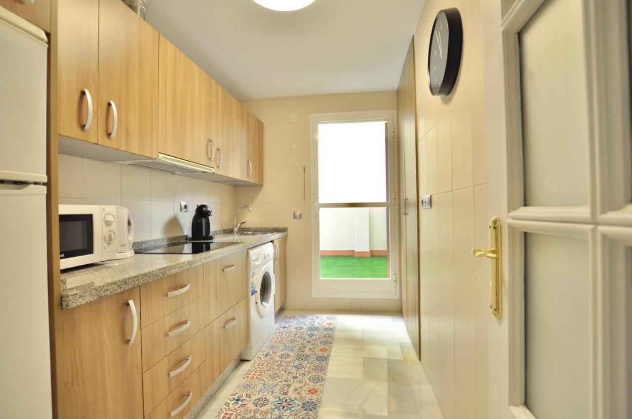 Luminoso Y Coqueto Apartamento Con Jardin Málaga Buitenkant foto