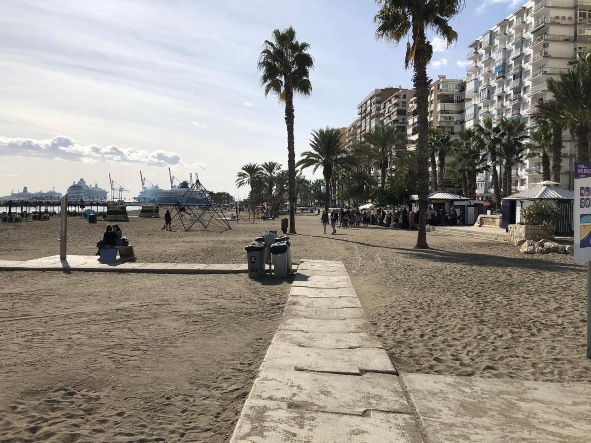 Luminoso Y Coqueto Apartamento Con Jardin Málaga Buitenkant foto