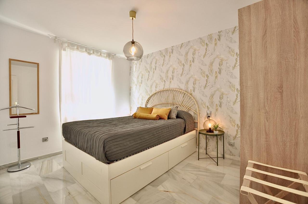Luminoso Y Coqueto Apartamento Con Jardin Málaga Buitenkant foto