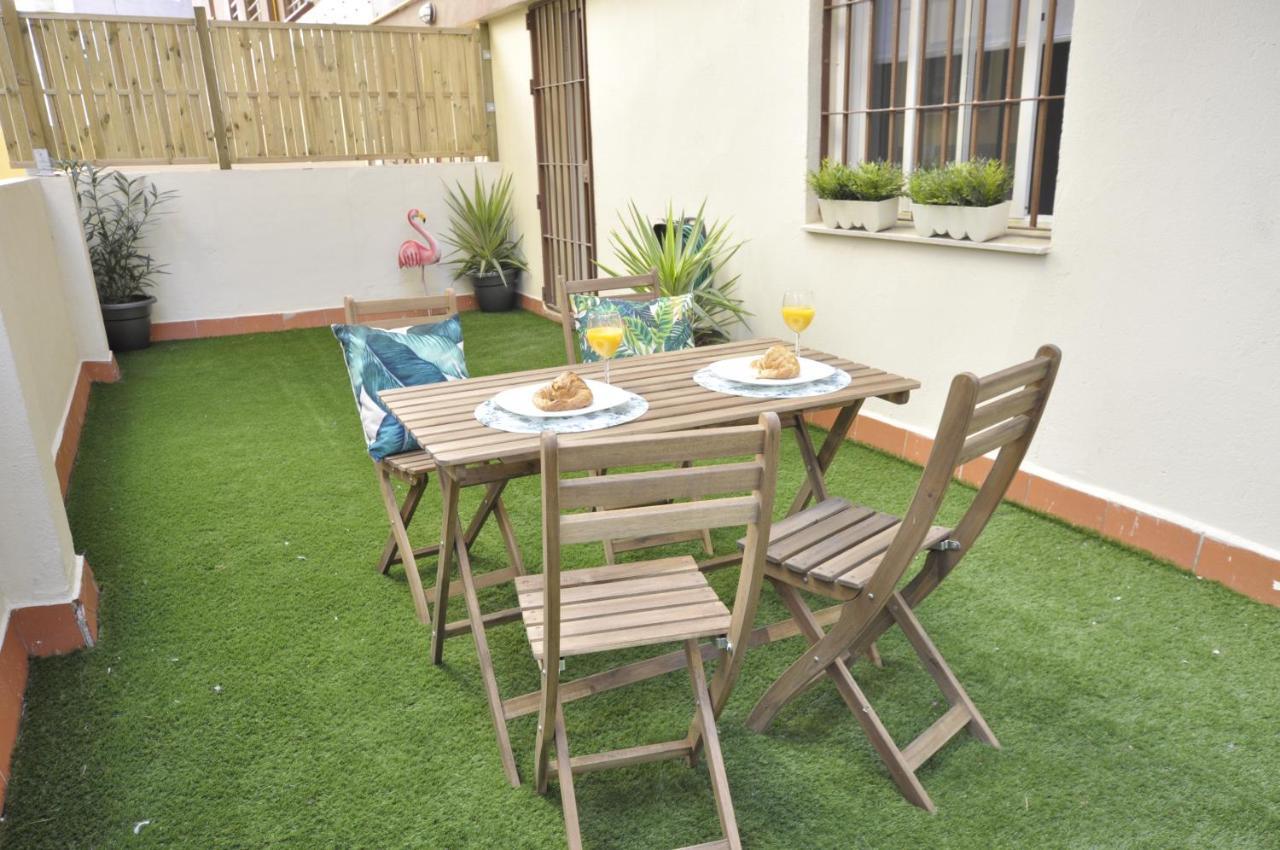 Luminoso Y Coqueto Apartamento Con Jardin Málaga Buitenkant foto