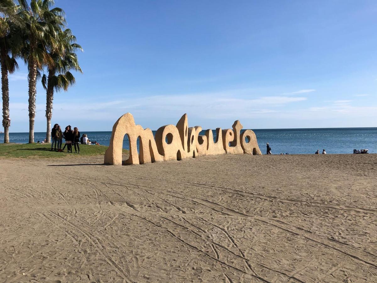 Luminoso Y Coqueto Apartamento Con Jardin Málaga Buitenkant foto